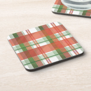 Dessous-de-verre Madras Plaid Noël