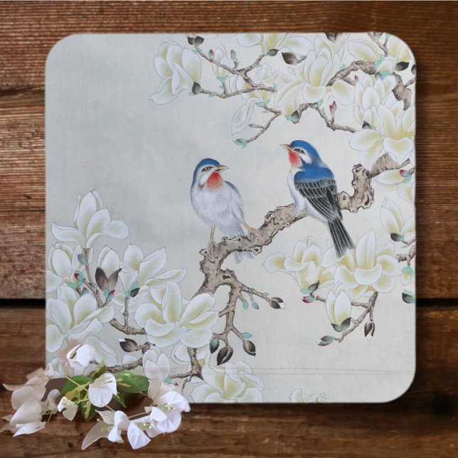 Dessous-de-verre Magnolia blanche (Créateur téléchargé)