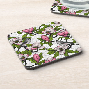 Dessous-de-verre Magnolia en floraison et tireur