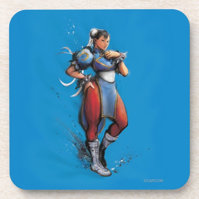 Dessous-de-verre Main de Chun-Li sur la hanche (Devant)