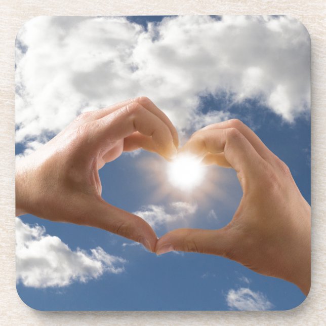 Dessous-de-verre Mains d'amour (Devant)