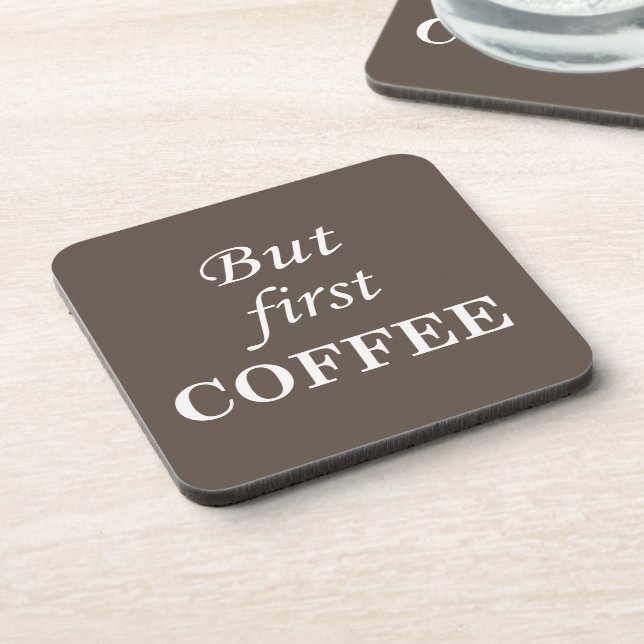 Dessous-de-verre Mais le premier café dit drôle (Côté gauche)