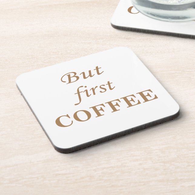 Dessous-de-verre Mais le premier café dit drôle (Côté gauche)