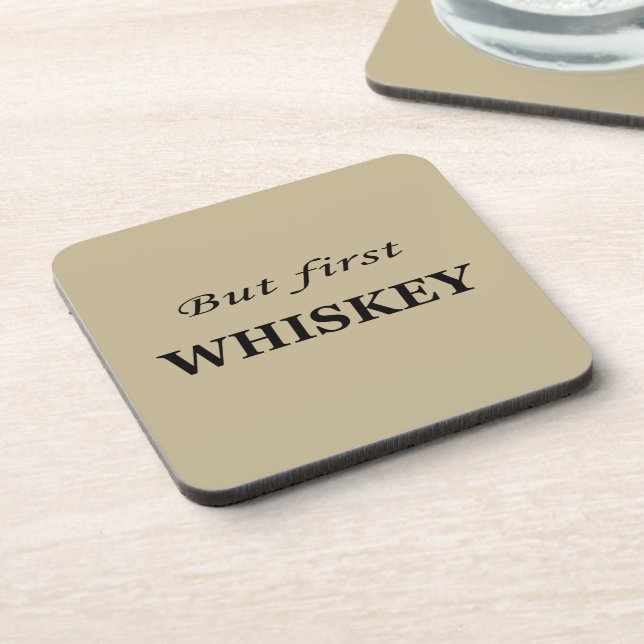Dessous-de-verre Mais le premier whiskey cite drôle (Côté gauche)
