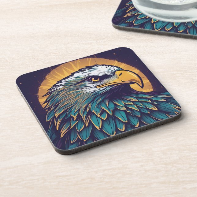 Dessous-de-verre Majestic Bald Eagle (Côté gauche)