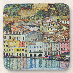 Dessous-de-verre Malcesine sur le lac de Garde Par Gustav Klimt
