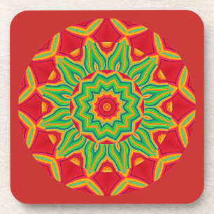 Dessous-de-verre Mandala Beverage Coaster