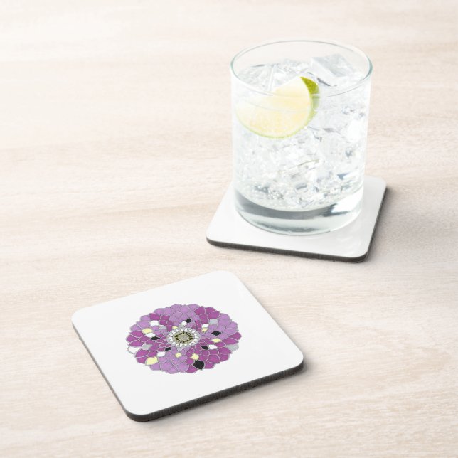 Dessous de verre Mandala pour l'espace de vie (Côté Droit)