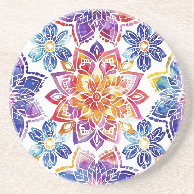 Dessous de verre Mandala Sandstone (Devant)