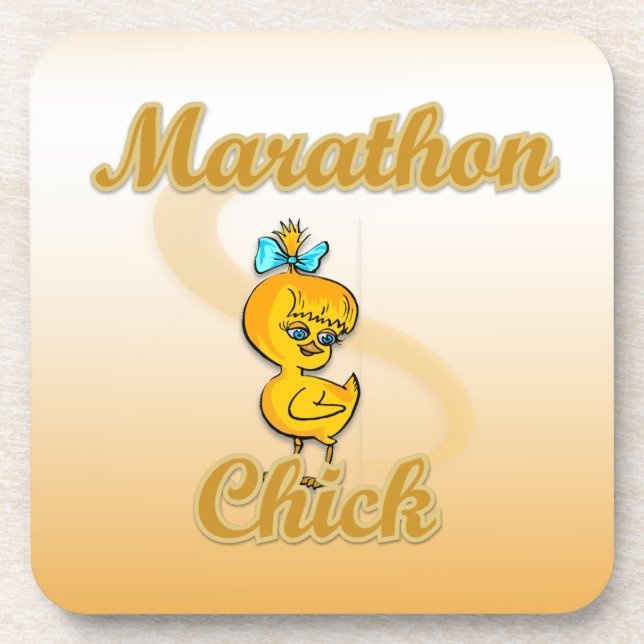 Dessous-de-verre Marathon Chick (Devant)