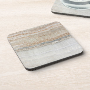 Dessous-de-verre marbre gris clair et blanc minimaliste, moderne et