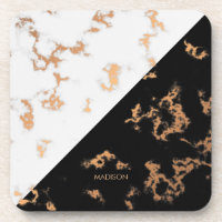 Marbre noir et blanc