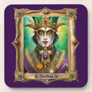 Dessous-de-verre Mardi Gras Realm Portraits - Le Roi
