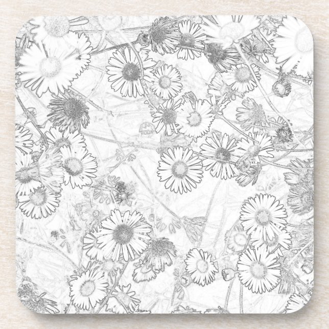 Dessous-de-verre Marguerites (Devant)