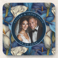 Mariage Botanique Classique Fleur de Lys Bleu Call