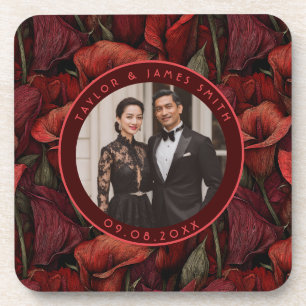 Dessous-de-verre Mariage de Destination Élégant Inspiré de Callas R