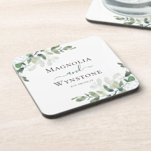 Dessous-de-verre Mariage de verdure Eucalyptus