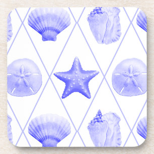 Dessous-de-verre Marines Bleus Costumes côtiers Starfish