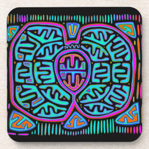 Dessous-de-verre Mariposa indienne de Kuna