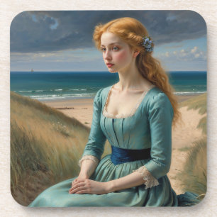 Dessous-de-verre « Maris » – Le voyage d'une jeune fille – Un portr