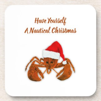 Dessous-de-verre Maritime Santa Lobster