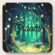 Marque de table de mariage avec nom