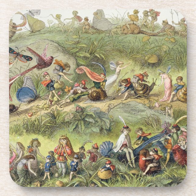 Dessous-de-verre Mars triomphal du l'Elf-Roi, illustration de (Devant)