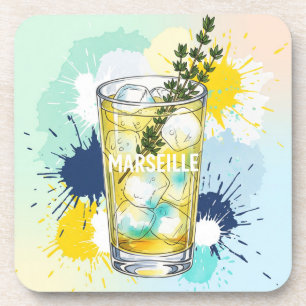 Dessous-de-verre Marseille, France, par Natasha Us