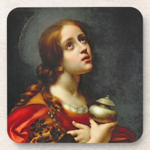 Dessous-de-verre Mary Magdalene, 1660-70 (huile sur la toile)