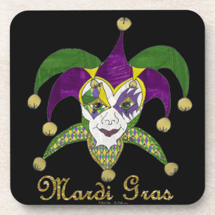 Dessous-de-verre Masque coloré Mardi Gras Jesters
