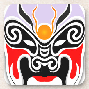 Dessous-de-verre Masque de dragon tribal