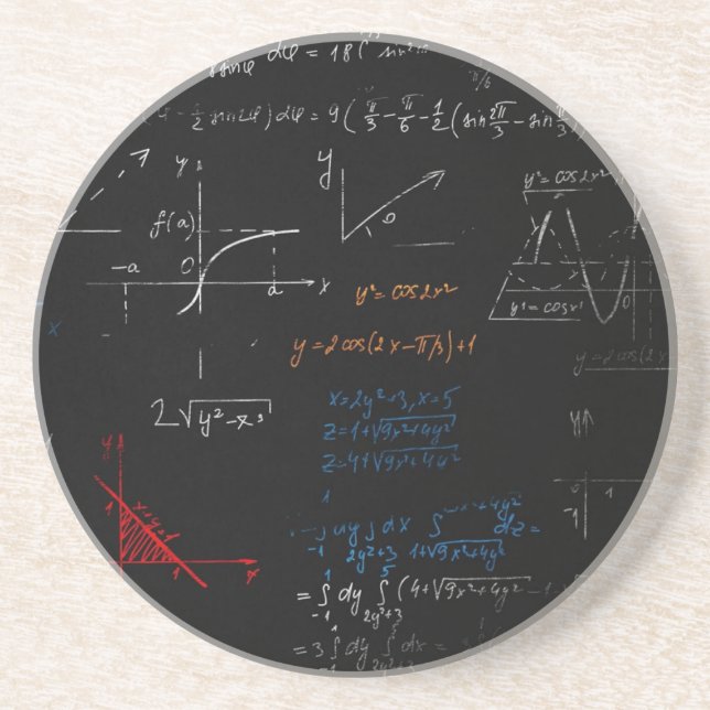 Dessous de verre mathématique (Devant)