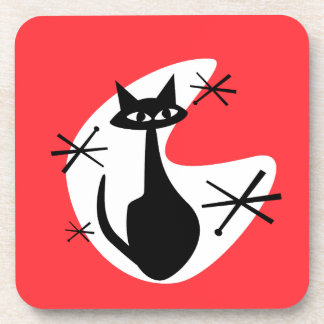 Dessous de verre MCM Âge atomique Kitty Boomerang