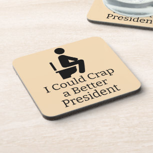 Dessous-de-verre Meilleur président Beverage Coaster