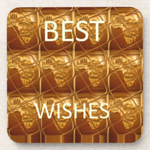 Dessous-de-verre Meilleurs voeux de Lovely Africa Culture africaine