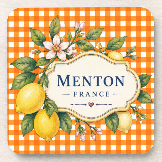 Dessous-de-verre Menton Lemon Cote d Azur coasters