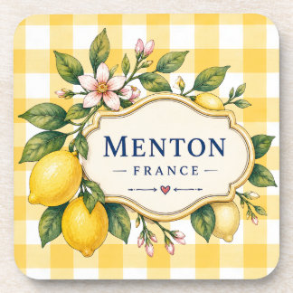 Dessous-de-verre Menton Lemon Cote d Azur coasters
