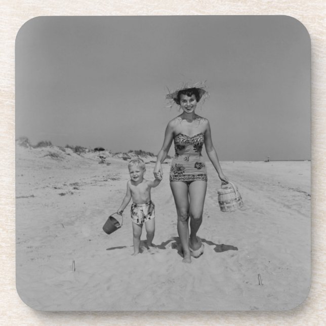 Dessous-de-verre Mère et fils (Devant)