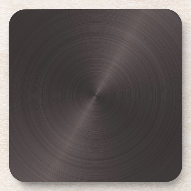 Dessous-de-verre Métal noir (Devant)