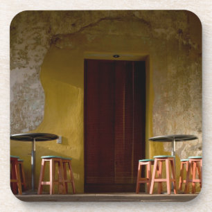 Dessous-de-verre Mexique, Oaxaca, balcon ensoleillé de l'après-mi