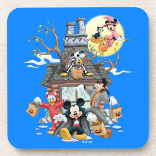 Dessous-de-verre Mickey et ses amis maison hantée