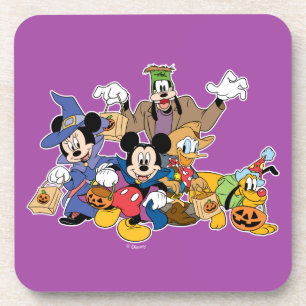 Dessous-de-verre Mickey Halloween & ses amis