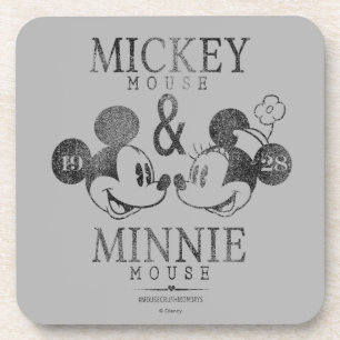 Dessous-de-verre Mickey & Minnie Établi en 1928