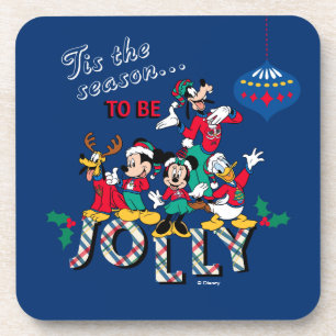 Dessous-de-verre Mickey & ses amis C'est la saison d'être joyeux