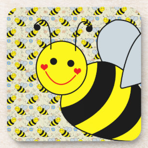 Dessous-de-verre Mignon gaffez l'abeille