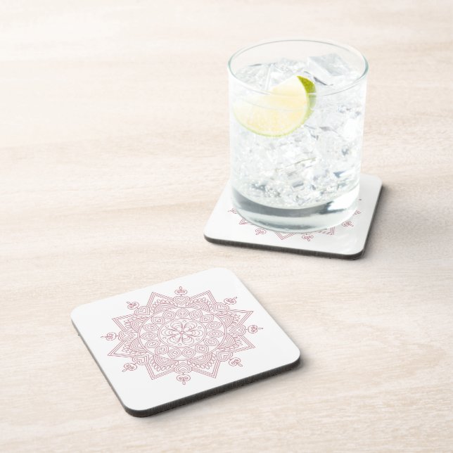 Dessous-de-verre Mindfulness Mandala Design (Côté Droit)