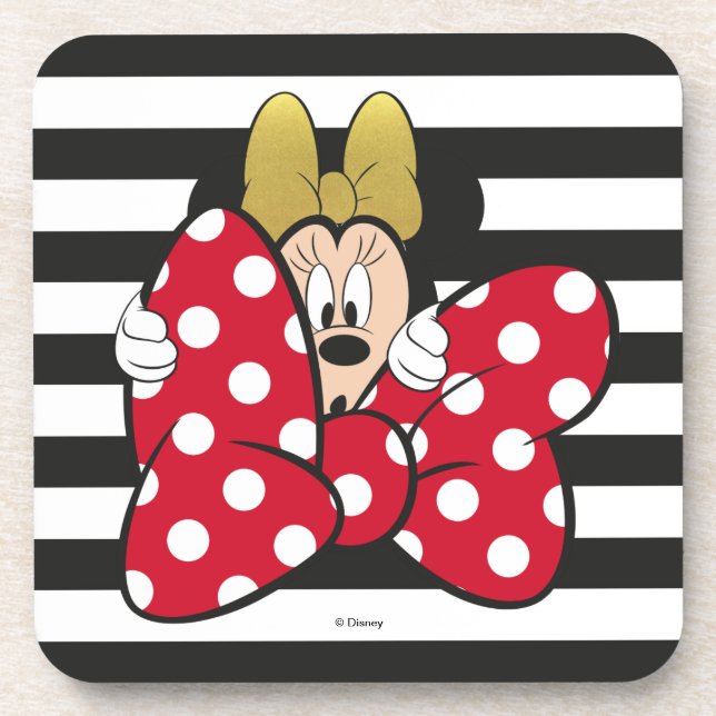 Dessous-de-verre Minnie | Cravate de fond (Devant)