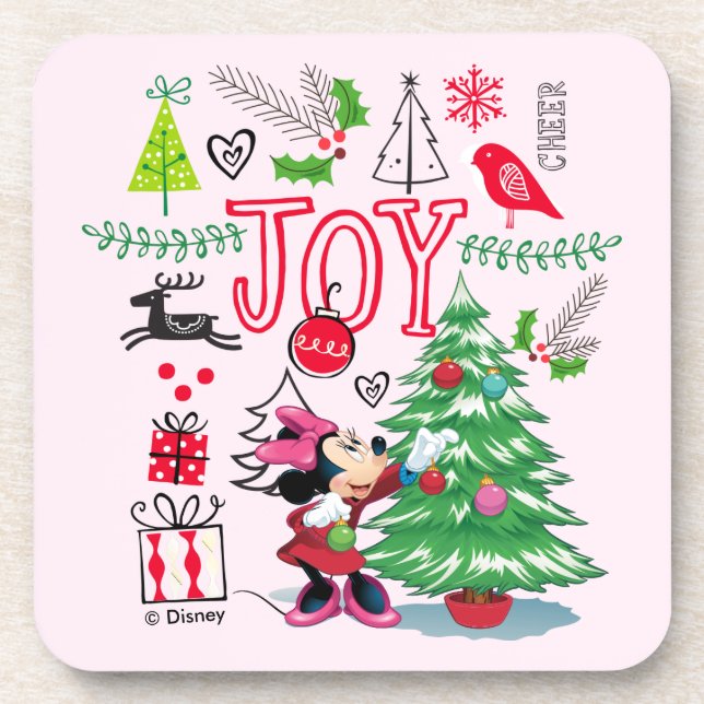Dessous-de-verre Minnie | Minnie's Christmas Joy (Devant)