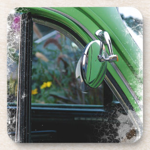 Dessous-de-verre Miroir de voiture Vintage