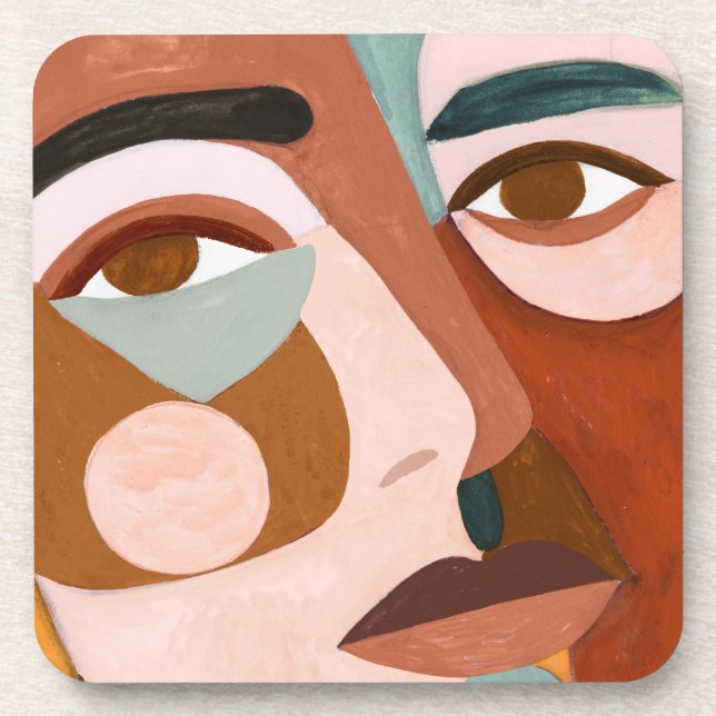 Dessous-de-verre Mise à jour de la face géographique (Devant)